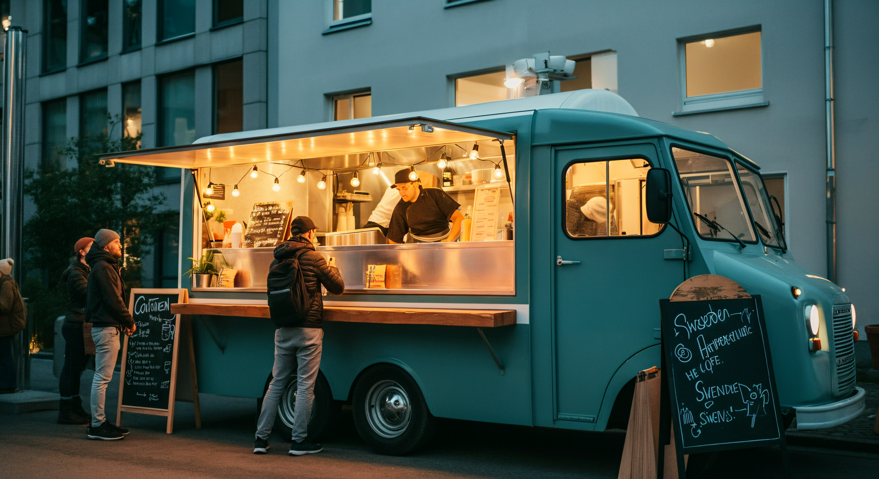Foodtruck på festival