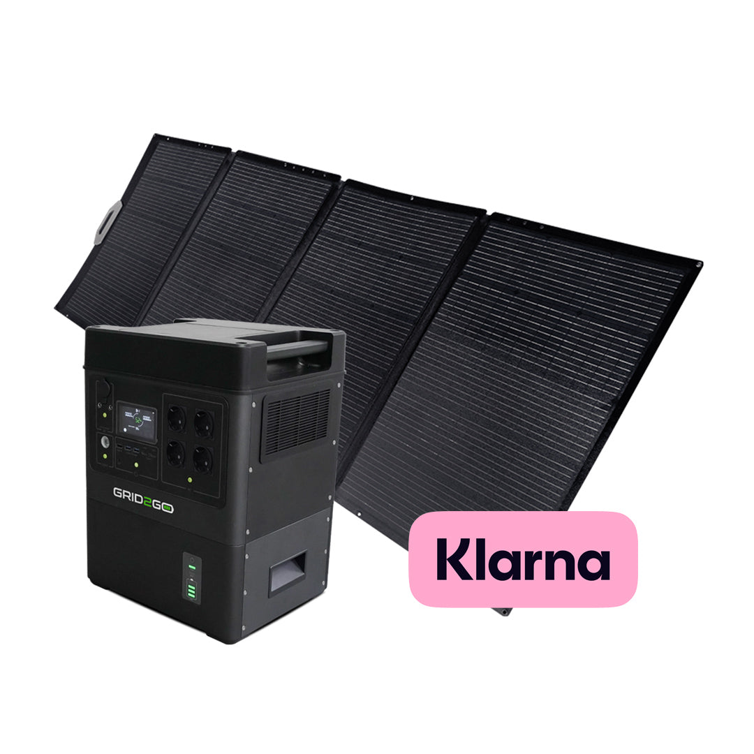 Grid2Go 3200 (4 096 Wh) + 400 W solpanel